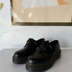 Dr. Martens 1461 Smooth Leather Platform Shoes